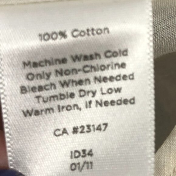 NEW - TALBOTS 100% Cotton Zebra Print Sheath Dress w/ Ruffle Hem Size 4P Petite - Picture 6 of 6